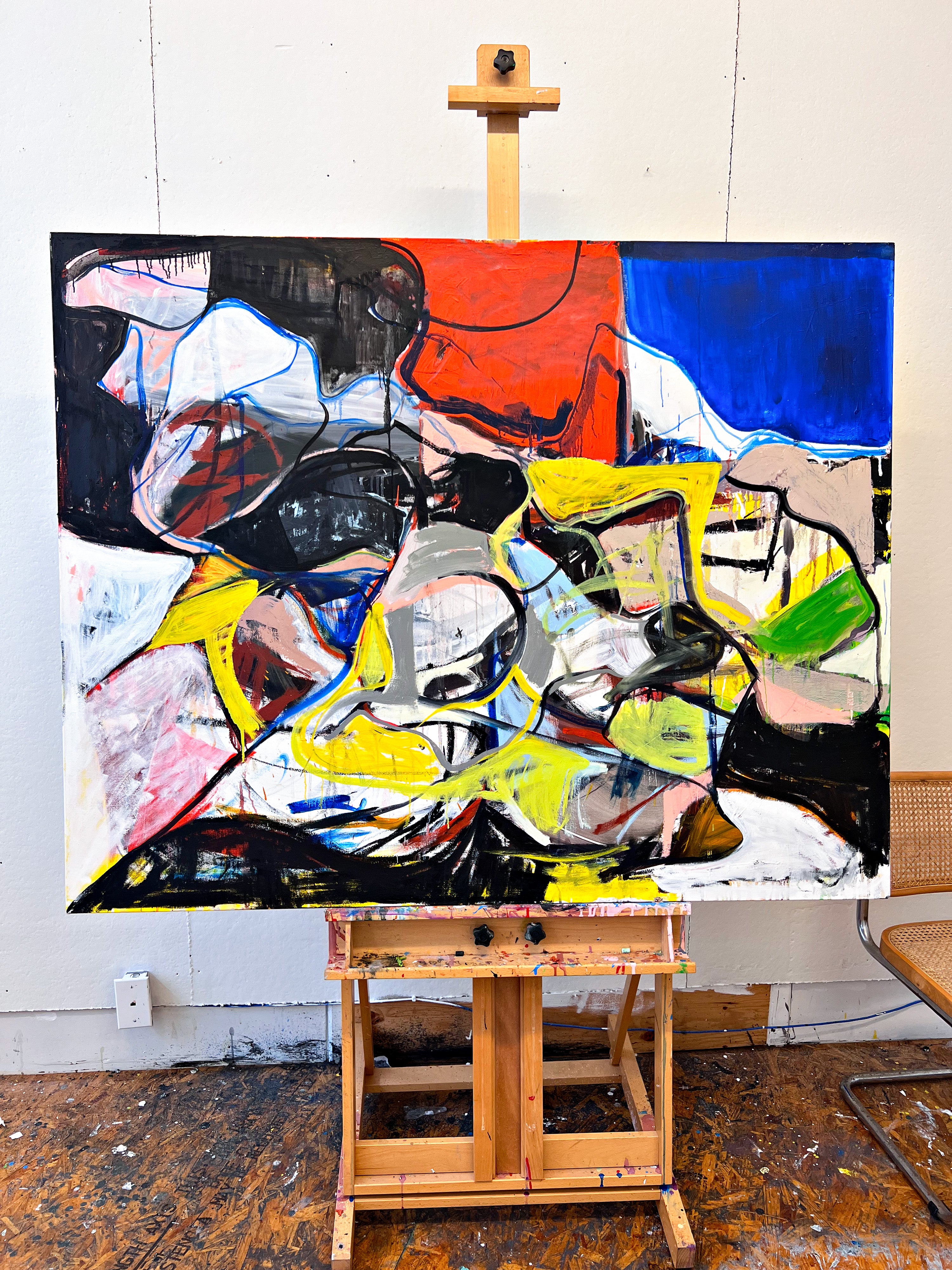 Original Abstract Oil Painting by Ethan Newman