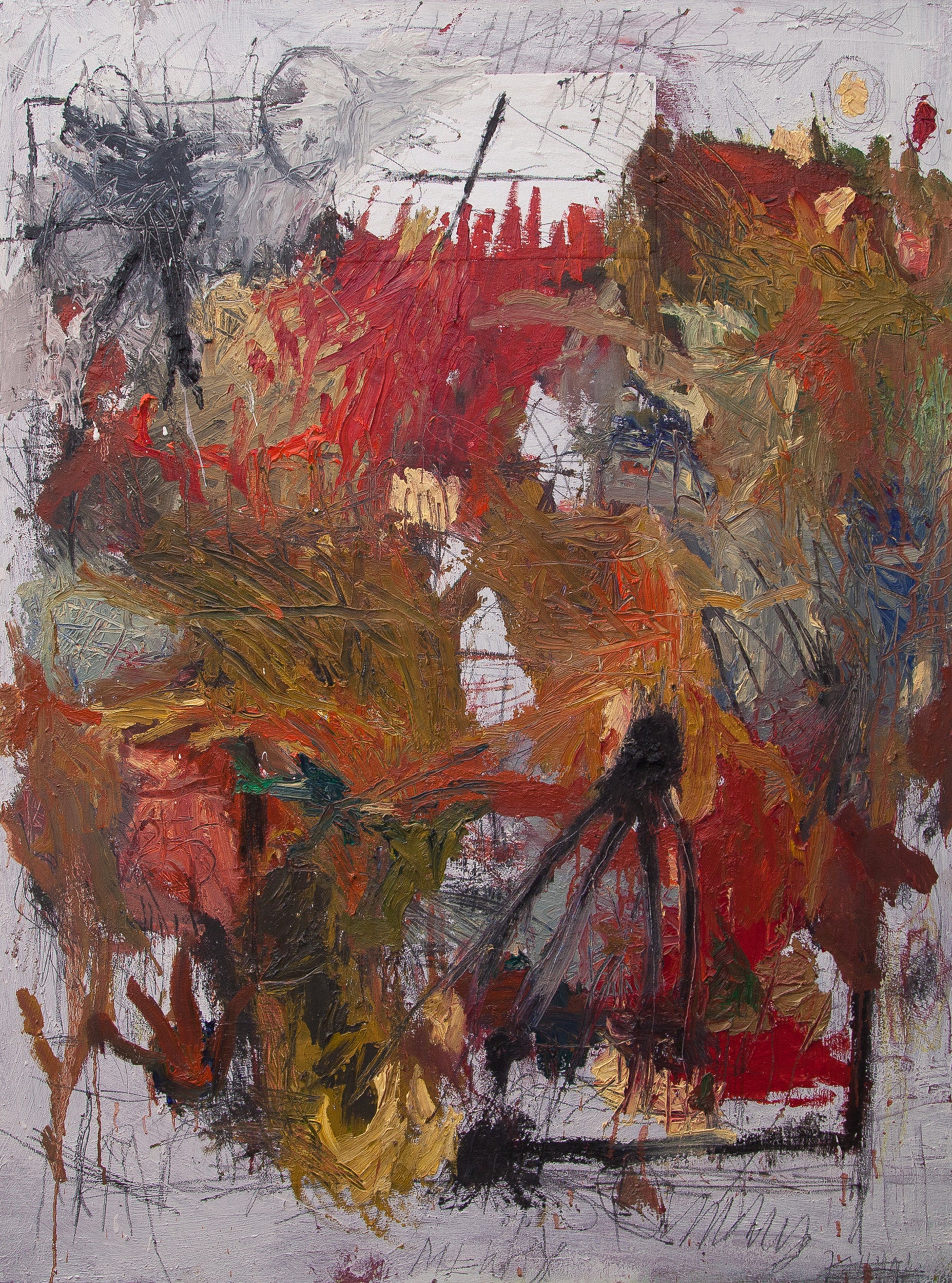 Original Abstract Oil Painting by Ethan Newman