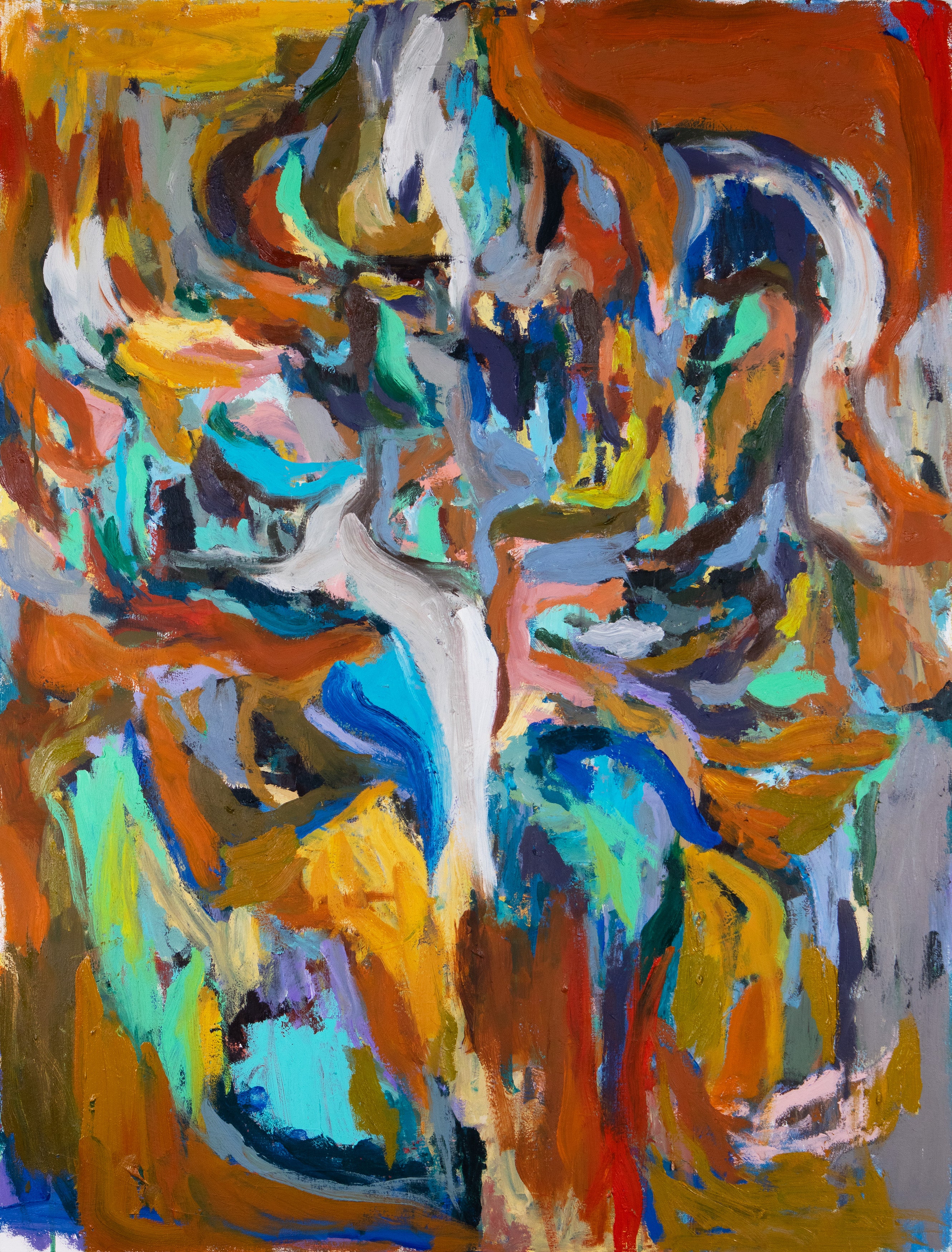 original abstract oil painting by Ethan Newman