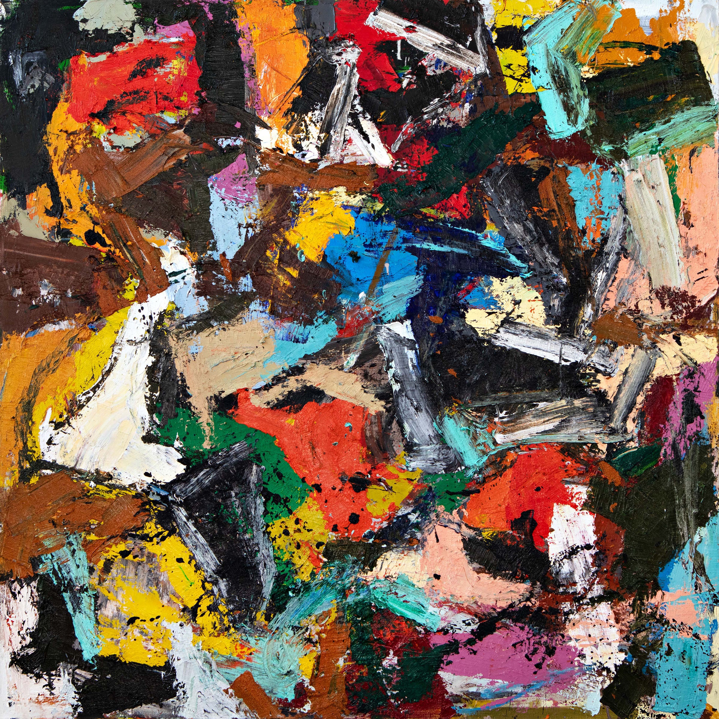 Original Abstract Oil Painting by Ethan Newman
